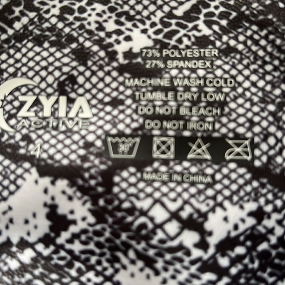 ZYIA ACTIVEWEAR SIZE4 LEGGINGS - Picture 3 of 4